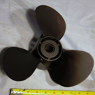 Reconditioned Chrysler Force 10'' x 15 Pitch Stainless 13 Spline Boat Propeller