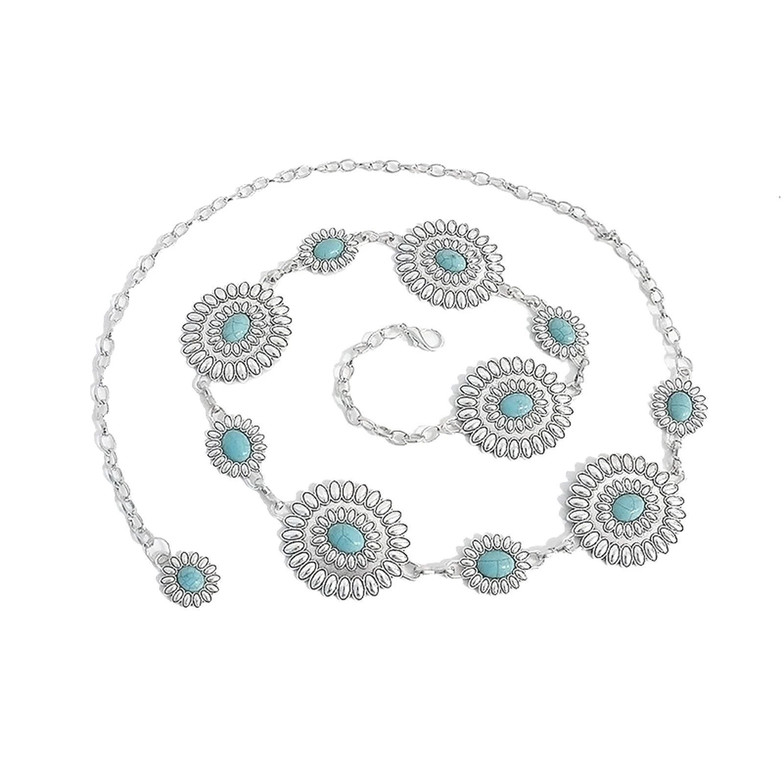 Women's Beaded Chain Belt Belts