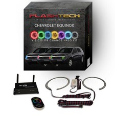RGB MultiColor LED Halo kit with Wifi App for 05-09 Chevrolet Equinox Headlights