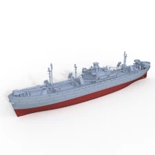 SSMODEL SSC1250725S 1/1250  Military Model Kit USN Cargo Liberty Ship Full Hull
