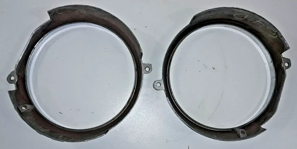 Par de bisel de faros Buick Wildcat 1964 1363492 1363493 - B844 Foto 4 de 4