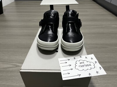 Rick Owens Drkshdw Strap Island Sneaks black nylon 43 Rick Owens Drkshdw Strap Island Sneaks black nylon 43