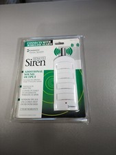 Intermatic Home Security Remote Siren Safety SP501, Connects With Wireless Alarm