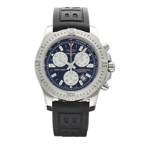 BREITLING COLT Chrono Ocean A53350 Chronograph Date Silver SS Men