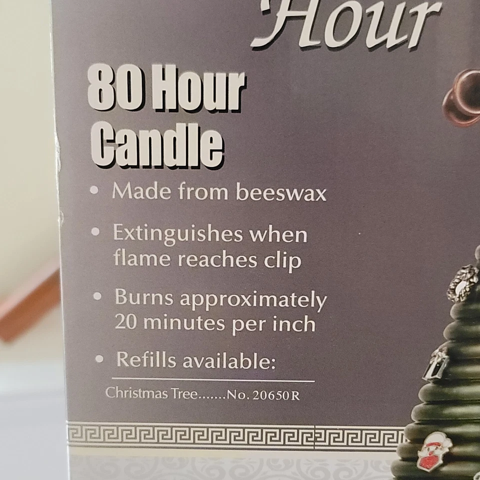 Candle by the Hour 80 Hour Beehive Christmas Tree 20650B Eclipse Home Decor - Image 3 of 4