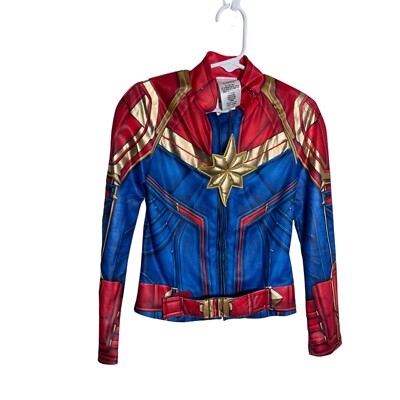 Disney Parks Captain Marvel Jacket Shirt Girl's Costume Long