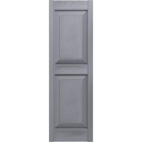 Ekena Millwork Raised Panel Shutters 12" x 40" Water Resistant Vinyl Paintable - Picture 4 of 10