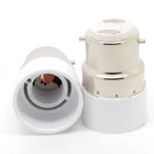 B22 Male to E14 Female Socket Base LED Halogen CFL Light Bulb Lamp Adapter