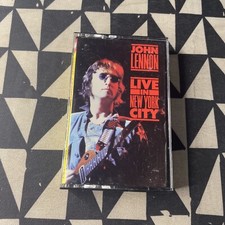 JOHN LENNON LIVE IN NEW YORK CITY CASSETTE TAPE 1986 XDR Dolby HX Pro