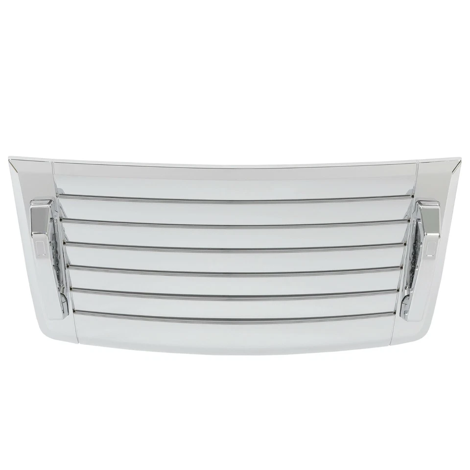 Louver Hood Air Deck Vent Grille Panel W/ Handle Cover Trim For 06-10 Hummer H3 - Image 3 of 4