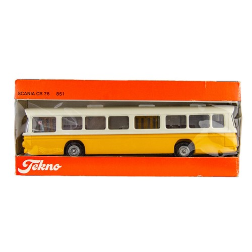 ミニカー TEKNO SCANIA CR-76 BUS Tekno Scania CR-76 Bus Die cast mini car toy Made In Denmark