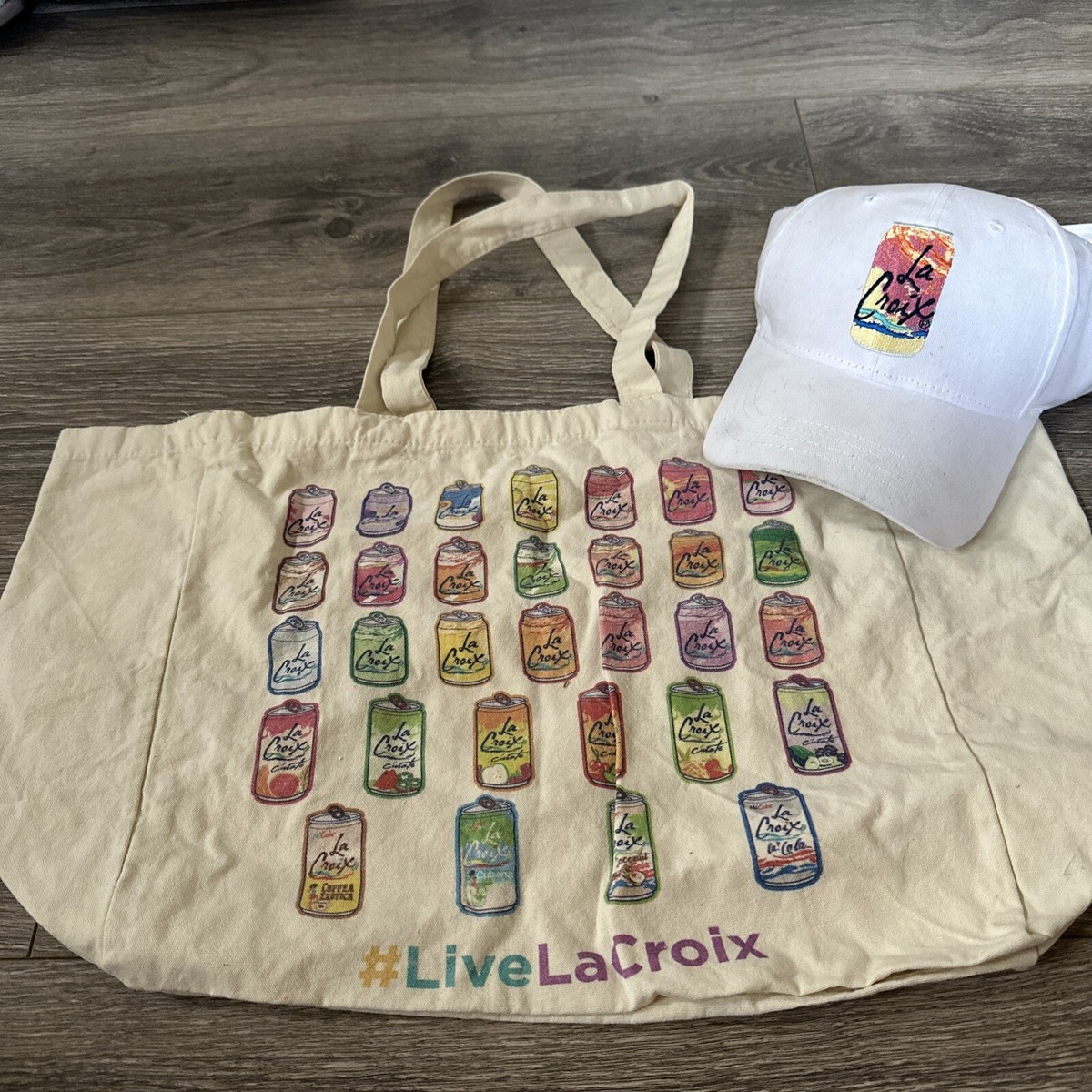 La Croix Bundle Tote Bag Canvas Dad Hat Summer | eBay display picture 1