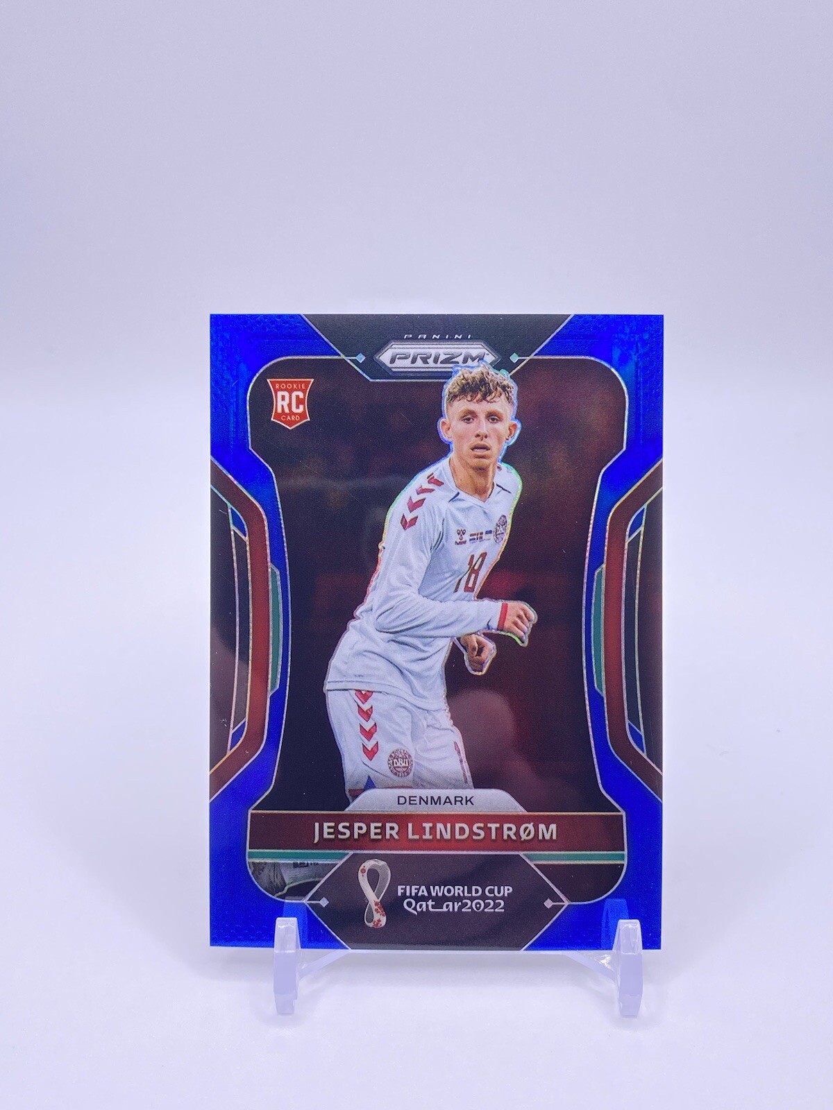 2022 Panini Prizm World Cup Blue Prizm /299 Jesper Lindstrom #68