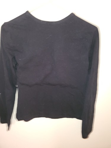 Childs T Shirt Size M Black World Names Tangents L Sleeve Black - Picture 14 of 24