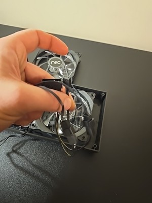 ARC 120mm Computer Case Fans 12V DC 0.16A 1.92W DF1202512SELN WHITE for