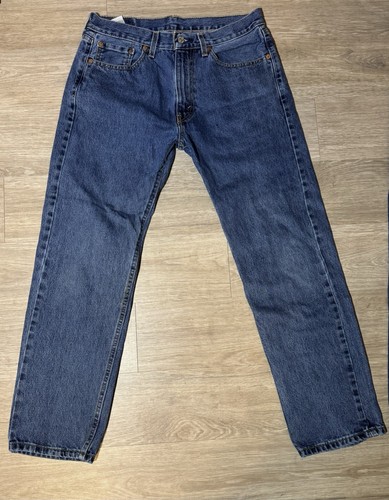 Lot of 2 Men's Size 32x30 Levi's Blue Jeans - One Pair 505s & Other 527 Boot Cut - Picture 3 of 11