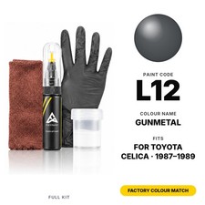 Touch Up Paint For Toyota Celica L12 Gunmetal Full Kit Exact Match Car Touch Up