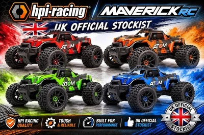 HPI Maverick ATOM Monster Truck 1:18 2.4Ghz Fast Mini 4wd RC Car (Colour Choice) - Image 1 of 4