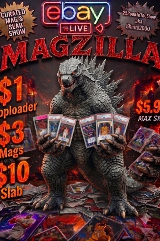 🔥CURATED MAGZILLA HEAT🔥 - $1 $3 $10 Start Singles - SUN 9/6  9PST+