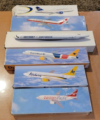 #ad Lot of 6 Commercial Airline Model Kits Airbus 320 757 310 Boeing Delta Airplane $169.99