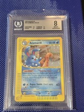 Pokemon TCG 2002 Aquapolis Azumarill Holo Rare H4/H32 BGS 8 English on eBay