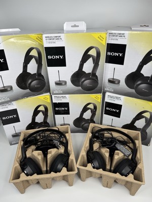 Lot Of 6 Sony MDR-RF811RK Wireless Over-Ear Headphones For TV & Music PARTS