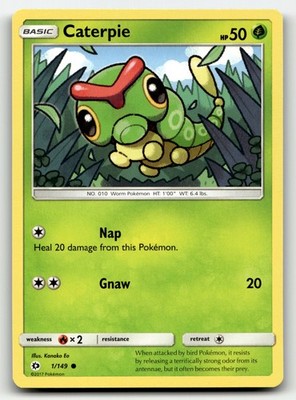 Caterpie Sun & Moon 1/149