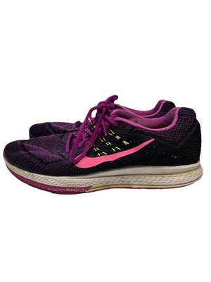 Nike Womens Air Zoom Structure 18 Size 10 Running Shoes Pink Black 683737-500