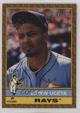 2025 Topps Heritage Color of the Year 44/76 Edwin Uceta #390 0t0b