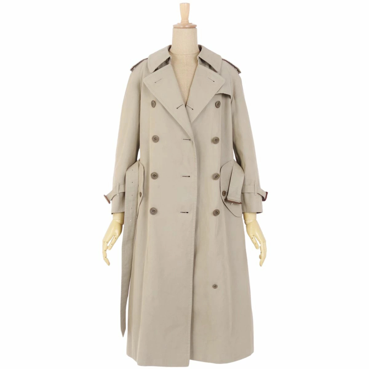 [Good Condition] Vintage Burberry Burberrys Coat Trench Coat Checkered Back Oute thumbnail 7