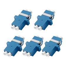 5 PCS LC to LC Fiber Optic Adapter FemaleFemale Duplex Singlemode Coupler