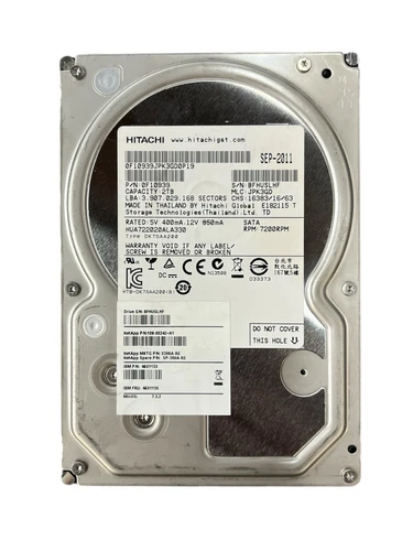 HITACHI 2TB 7.2K 3.5 3GBPS SATA HDD 0F10939