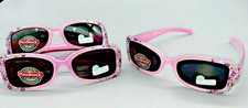 3 Pack Girls Cute Flower Fashion Kids Sunglasses Set - UV400 Protection, 3 Pack