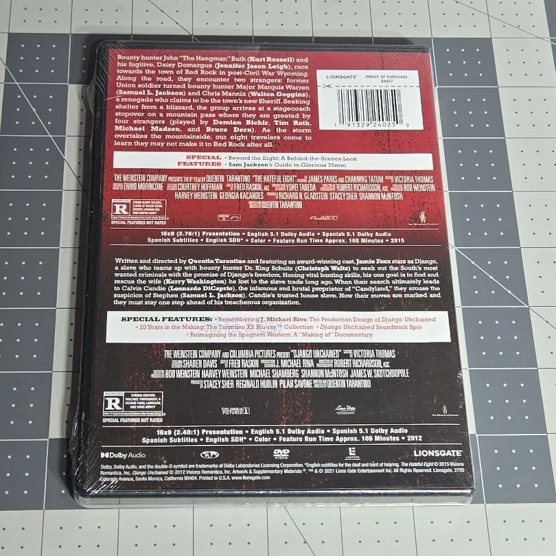 NWT Miramax DVD Double Feature Western Quentin Tarantino R Rated - Image 2 of 3