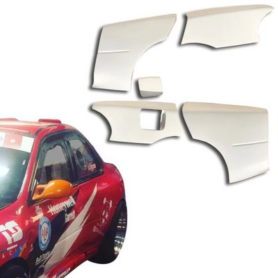 ModeloDrive FRP LS WRC 22B Wide Body Fenders (rear) 5pc (GC8) 4dr Sedan for Imp