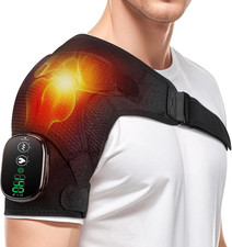 Cordless Shoulder Heating Pad with Massage, FSA Eligible Items List, Heated Shou