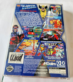 SEGA SATURN X-Men Children of the Atom Game Case, Disc and Booklet