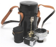  Zeiss for Contarex SLR Biogon 4.5/21mm w. case and 21mm finder clean condition