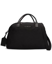 Tommy Hilfiger Men's Nylon Duffel Bag Black One Size