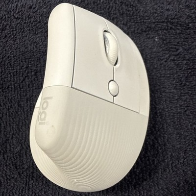 Logitech Lift Vertical Ergonomic Mouse Wireless With Dongle - White