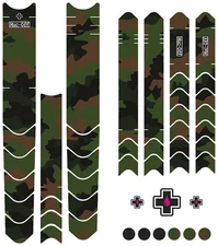 Muc-Off Camo DH/Enduro/Trail Frame Protection Kit - 45-Piece Ultra-Tough