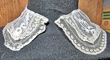 Vtg Lady's Dress Collar French Lace Whitework Embroidery