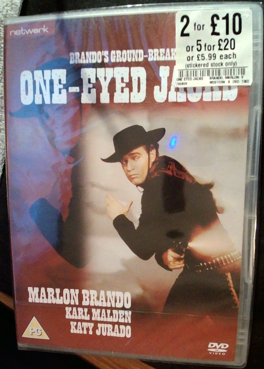 One-Eyed Jacks - DVD, Marlon Brando, Karl Malden. New/Sealed. UK Region 2.