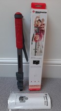 MANFROTTO COMPACT MONOPOD RED FOR COMPACT CAMERAS UNUSED-MIB