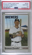 2019 Heritage High Number Team Color Variation Yasmani Grandal PSA 10 GEM MT g6p