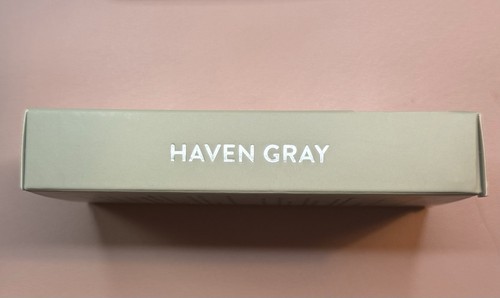 Red Aspen Press On Nails, Short Square, Haven Gray - Bild 2 von 3