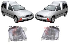 Für Volkswagen Caddy 1995-2004 Neu Vorne Repeater Blinker Weiß Paar Set