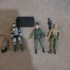 Gi Joe 25th Rise Of Cobra Lot Grand Slam, Duke, Grunt Loose Figures 3.75