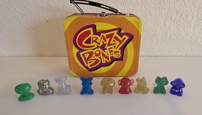 Gogos Crazy Bones Figures Vintage Carry Case Lot 9 Piece-Mixed Lot
