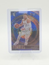 Luka Doncic 2020-21 Select Blue Shimmer Numbers 